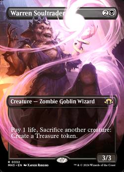 MTG Warren Soultrader 332 Rare Foil Borderless Modern Horizons 3 - Image 1