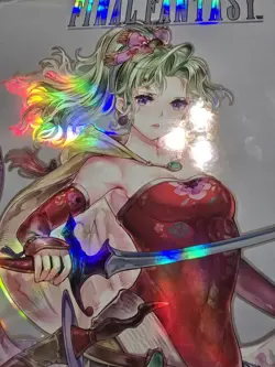 Magic The Gathering x Final Fantasy VI Terra Holographic WPN Store Poster Rare - Image 1