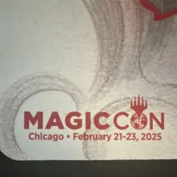 Ultra PRO MagicCon Chicago 2025 MTG LIGHTNING BOLT FOIL playmat. - Image 3