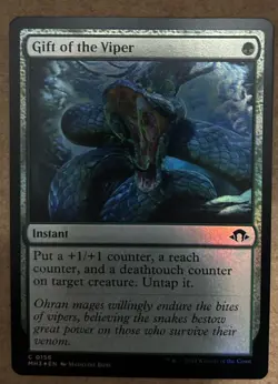 Foil* Gift of the Viper - Modern Horizons 3 - NM MTG - Image 1