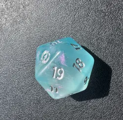 Oversized Tarkir Dragonstorm Magic the Gathering Spindown Life Counter, D20 - Image 1