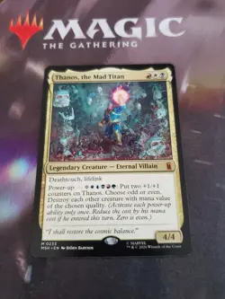 Mtg. Thanos, the Mad Titan. Marvel Super Heroes. Pack Fresh - Image 1