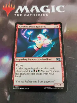 Mtg. Karolina Dean, Runaway. Foil. Commander: Marvel Super Heroes. Pack Fresh - Image 1