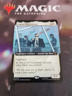 Mtg. Agent Phil Coulson. Foil Extended Art. Marvel Super Heroes. Nm - Image 1