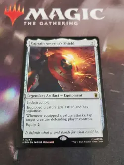 Mtg. Captain America's Shield. Foil. Marvel Super Heroes. Pack Fresh - Image 1
