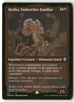 Commander Legends #573 Kediss, Emberclaw Familiar (Foil Etched) - Image 1
