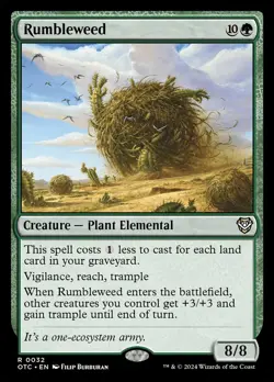 MTG Rumbleweed ** Outlaws of Thunder Junction Commander ** English - Image 1