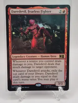 Daredevil, Fearless Fighter Commander: Marvel Super Heroes Foil - Image 1