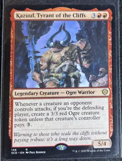 Magic: The Gathering (MTG) - Kazuul, Tyrant of the Cliffs - 148R - Image 1