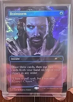Brainstorm (2491) Secret Lair Drop MTG Foil Near Mint - Image 3