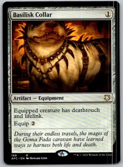 Basilisk Collar 199 Commander: Adventures in the Forgotten Realms Magic - Image 1