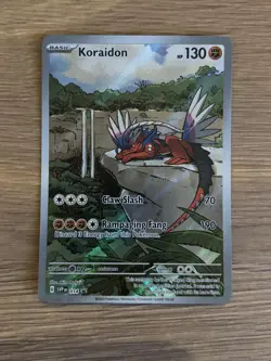 Pokemon TCG Koraidon SVP 014 Black Star Promo Full Art Rare Holo - Image 1