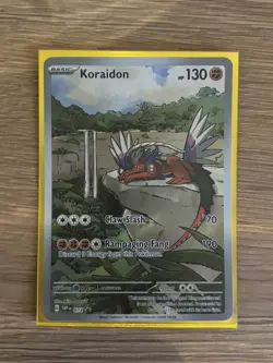 Pokemon TCG Koraidon SVP 014 Black Star Promo Full Art Rare Holo - Image 3