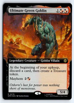 Ultimate Green Goblin (Extended Art) 276 Marvel's Spider-Man Magic Foil NM - Image 1