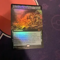 March of the World Ooze Extended Art 0388 - Aetherdrift MTG NM Foil - Image 1