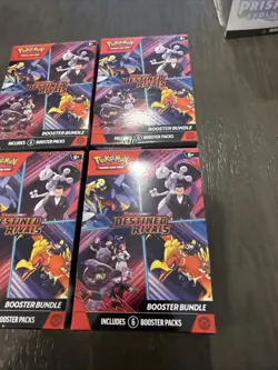 Pokemon TCG Scarlet & Violet Destined Rivals Booster Bundle LOT OF 4 - Image 3