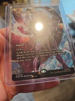 Dig Through Time Borderless FOIL Marvel's Super Heroes MTG 0054 - Image 3