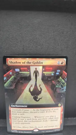 Shadow of the Goblin (Extended Art) 262 Marvel's Spider-Man MTG Foil NM - Image 1