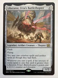 MTG Liberator, Urza's Battlethopter NM The Brothers' War Magic The Gathering - Image 1