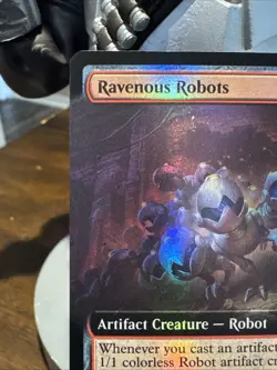 MTG Ravenous Robots Extended Art Foil NM TMNT Magic 271 - Image 2
