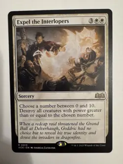 x1 Expel the Interlopers WOE MTG 13 RARE M/NM 1x - Image 1