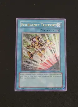 YGO Emergency Teleport Ultimate Rare Unlimited LP The Duelist Genesis TDGS-en053 - Image 1
