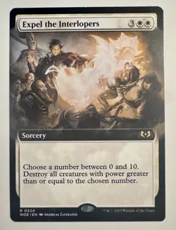 Expel the Interlopers (Extended Art) Wilds of Eldraine Regular 324 White NM - Image 1