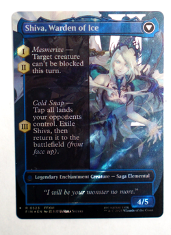 Jill Shiva's Dominant Final Fantasy MTG ~ #523 Borderless NM Surge Foil - Image 2