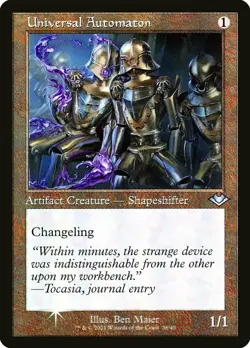 1x Universal Automaton - Foil Etched - Retro Frame MTG - Modern Horizons - NM-Mi - Image 1