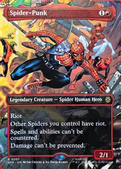 Wizards of the Coast MTG Spider-Punk Marvel's Spider-Man 0207 Regular - Image 1