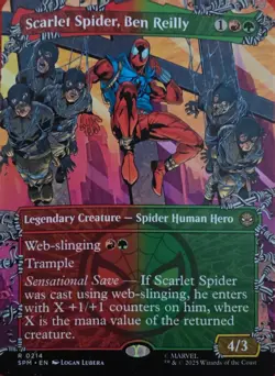 Wizards of the Coast MTG Scarlet Spider, Ben Reilly SPM 0214 Rare EN 2025 - Image 1