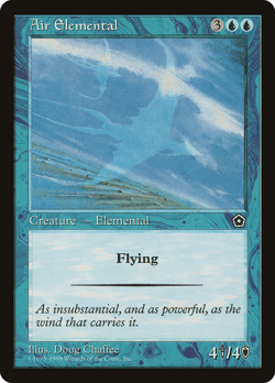 AIR ELEMENTAL ~mtg NM Portal: Second Age Unc x1 - Image 1