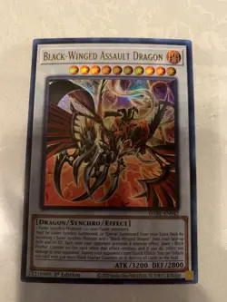 Black-Winged Assault Dragon DABL-EN042 Ultra Rare 1st Edition NM Yugioh - Image 1