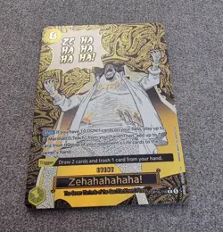 Bandai One Piece Card Game Zehahahahaha! OP16-116 Rare Foil Full Art English - Image 1