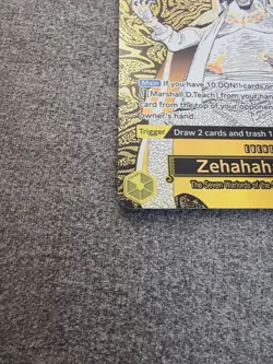Bandai One Piece Card Game Zehahahahaha! OP16-116 Rare Foil Full Art English - Image 5