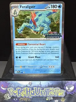Pokemon Card Feraligatr SVP089 Temporal Forces Prerelease Promo Holo Rare NM - Image 1