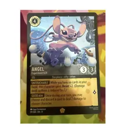 Disney Lorcana Winterspell Angel - Experiment 624 Cold Foil 191/204 EN - Image 1