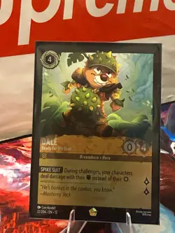 Disney Lorcana Dale Ready for His Shot 22/204 Legendary Cold Foil ENG - Image 1