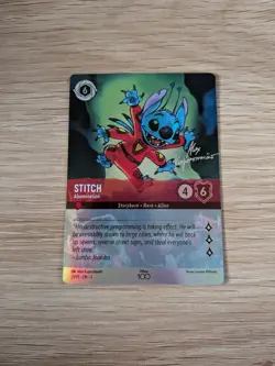 Disney Lorcana Stitch - Abomination 21/P1 D100 Foil Promo - Image 1