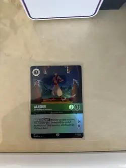 Disney Lorcana Aladdin On the Edge of Adventure (Epic) Holo Winterspell 211/204 - Image 1