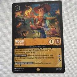 Lorcana Woody - Jungle Guide 15/204 Legendary Wilds Unknown NON FOIL - Image 1