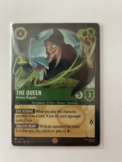 Disney Lorcana TCG: The Queen - Devious Disguise Legendary 90/204 EN 12 - Image 1