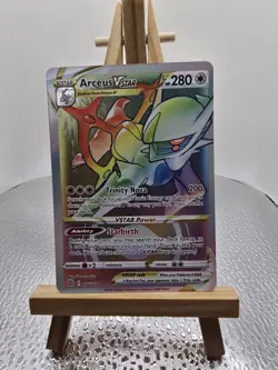 Arceus VSTAR 176/172 Pokemon TCG Brilliant Stars Secret Rare Rainbow NM - Image 1