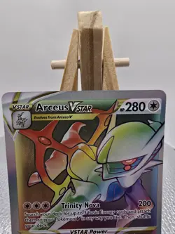 Arceus VSTAR 176/172 Pokemon TCG Brilliant Stars Secret Rare Rainbow NM - Image 2
