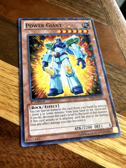 Power Giant BP01-EN161 1st Edition Starfoil Rare LP + BONUS - Image 1