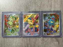 Pokemon First Partner Series 2 Johto Starter Set Chikorita Cyndaquil Totodile #2 - Image 1