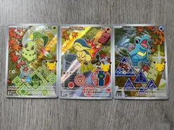 Pokemon First Partner Series 2 Johto Starter Set Chikorita Cyndaquil Totodile #2 - Image 2