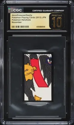 2013 Pokemon Card Hanafuda November Gastly & Drowzee & Abra CGC 10 Pristine - Image 1