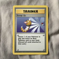 Scoop Up 78/102 Rare Base Set Unlimited Pokemon Near Mint - Image 1