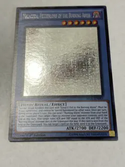Malacoda, Netherlord of the Burning Abyss SECE-EN085 Ghost Rare 1st Edition LP - Image 3